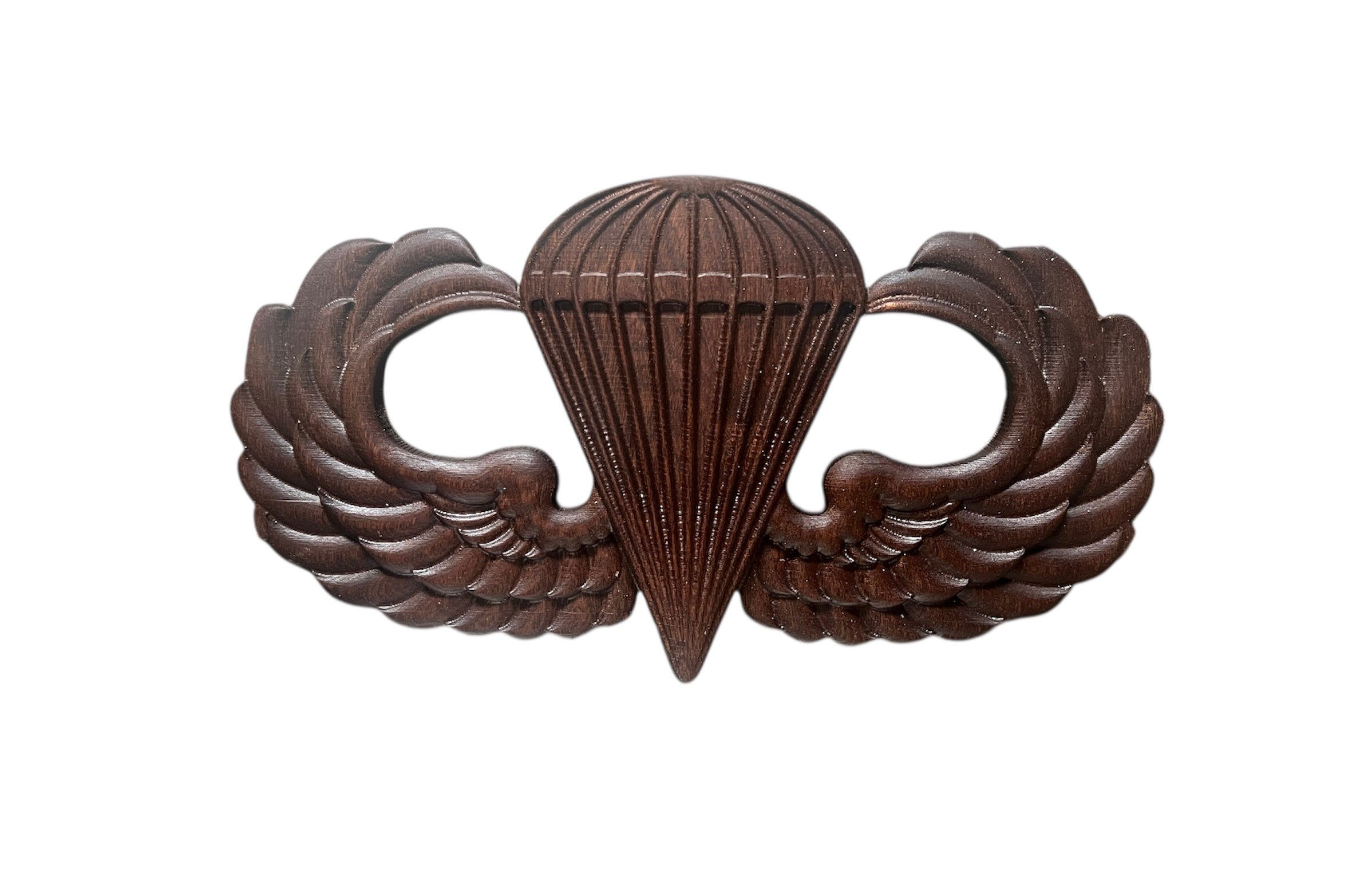 3D Carved Army Airborne Badge