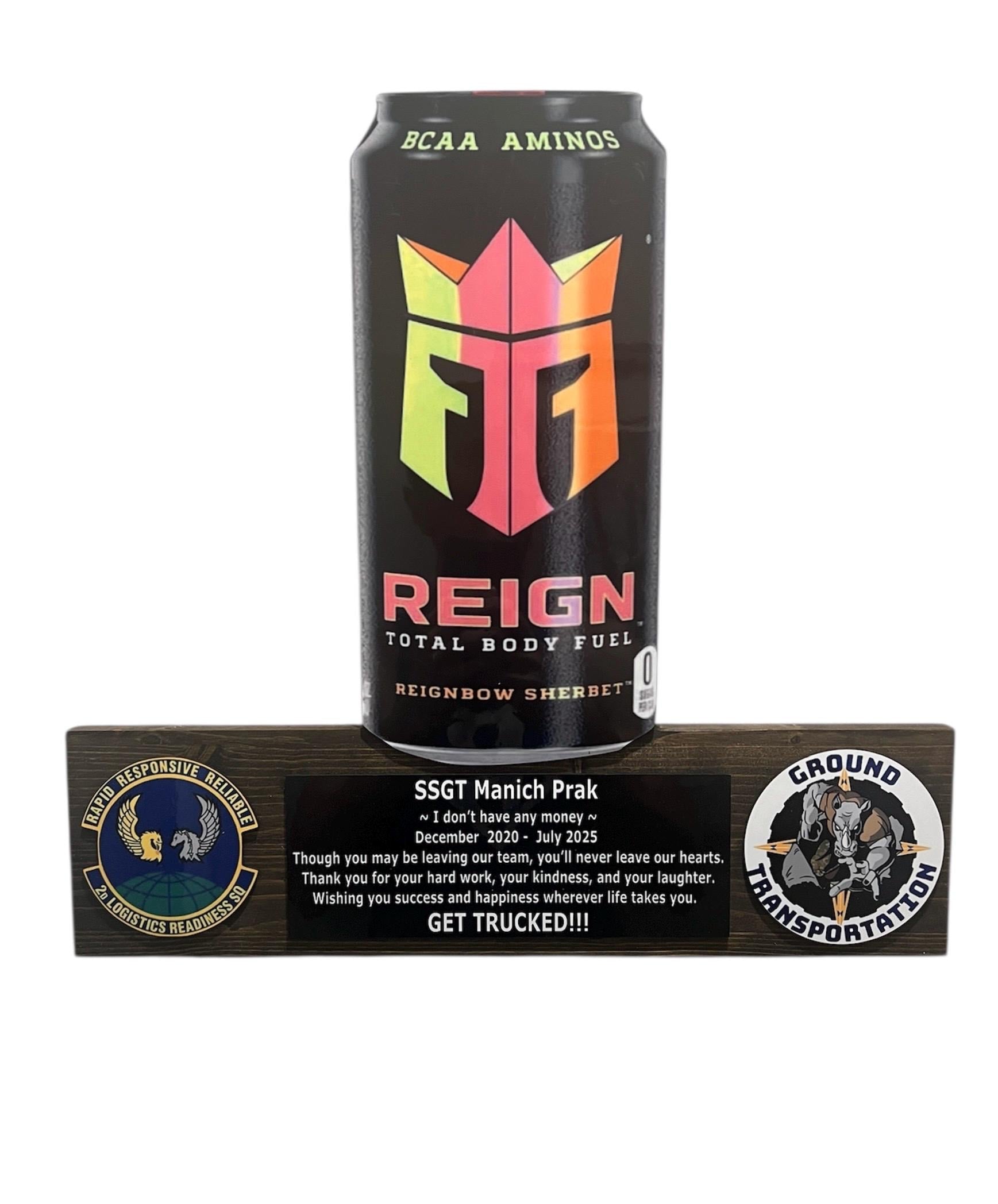 The Beer Can! Customizable PCS Wall Hanging Plaque for Military PCS/ETS-Any beer with custom logos