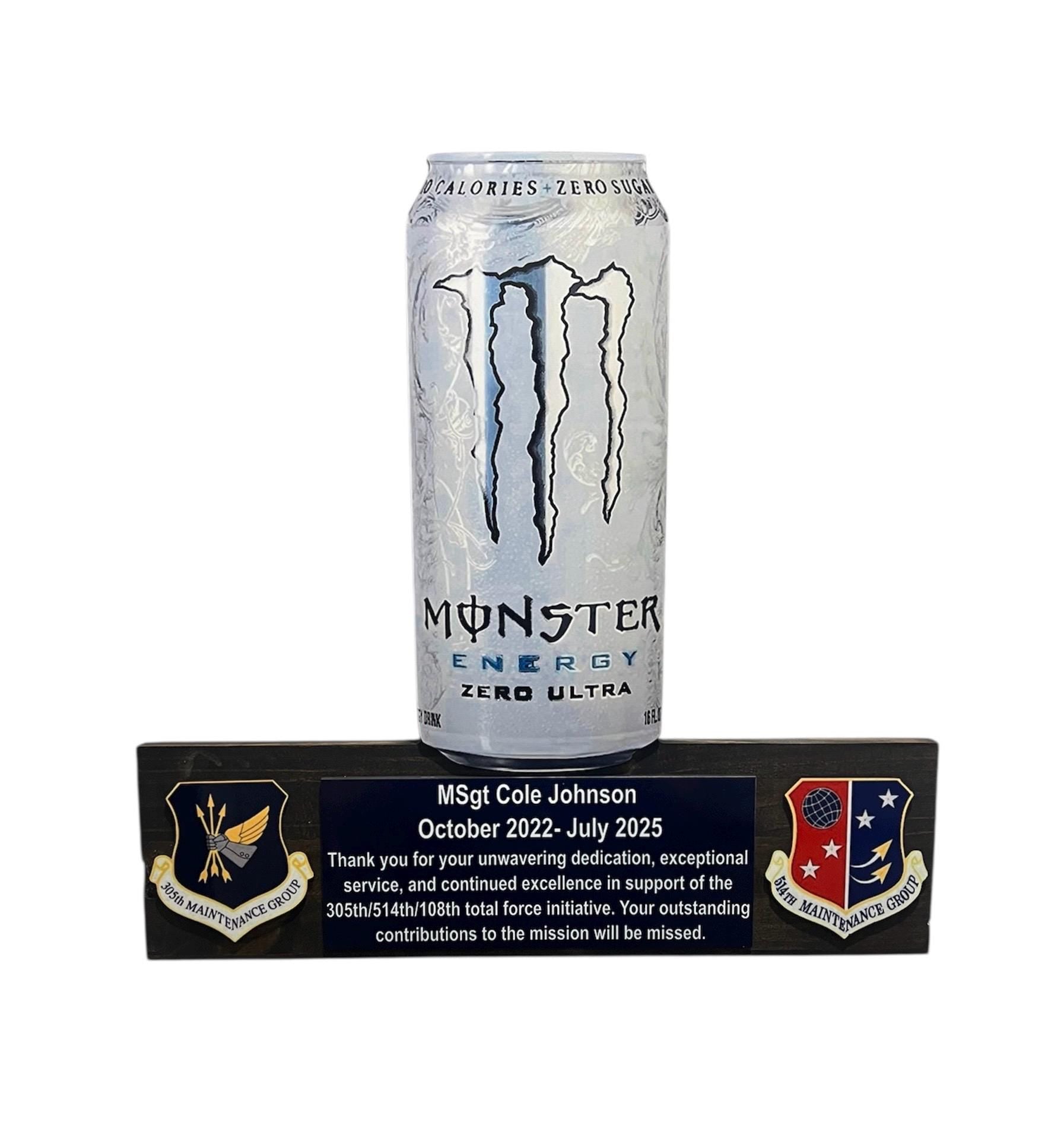 The Beer Can! Customizable PCS Wall Hanging Plaque for Military PCS/ETS-Any beer with custom logos
