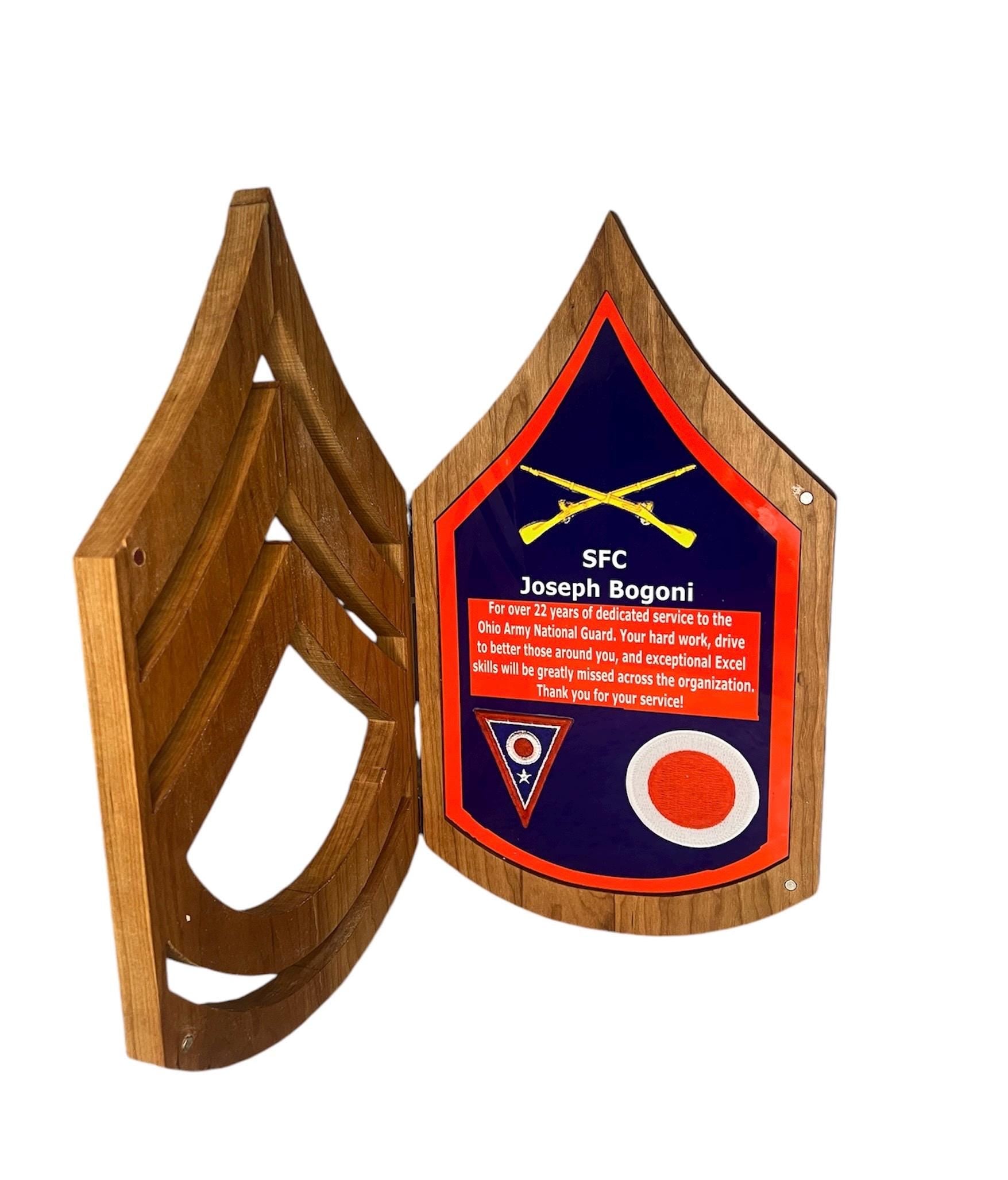 NCO Rank Plaque