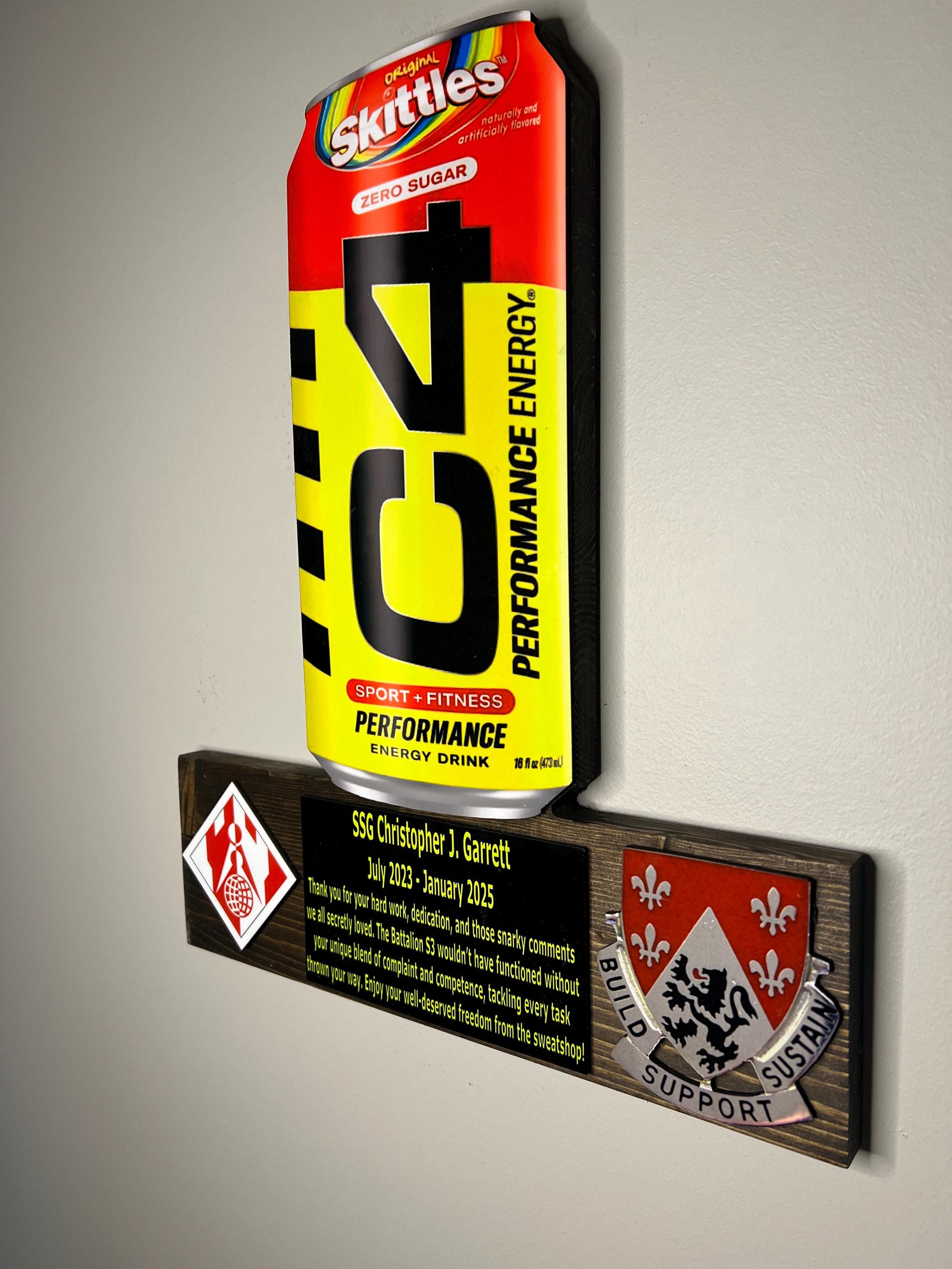 The Beverage Can PCS/ETS/Retirement Plaque