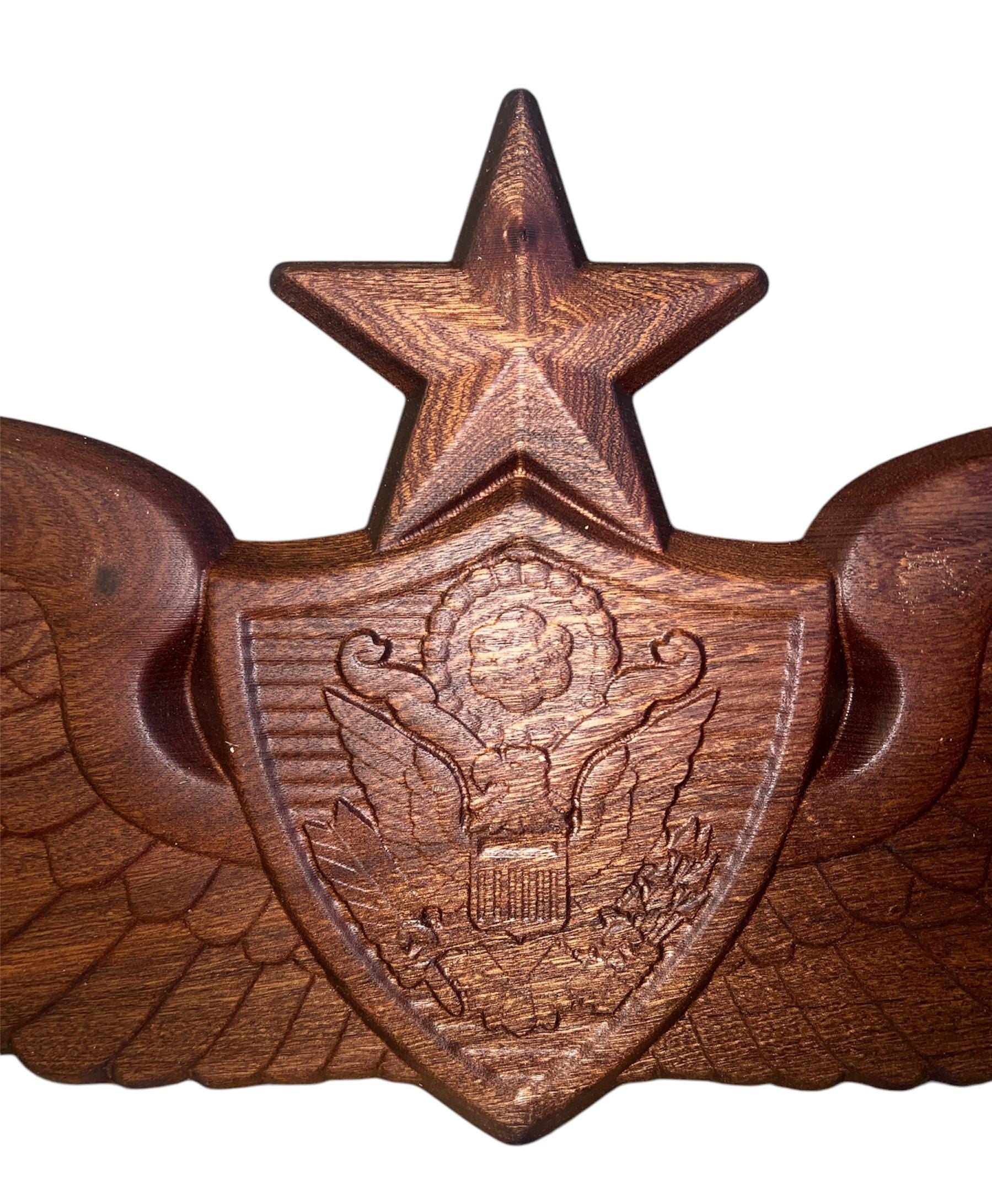 3D Carved Senior Aviator Wings