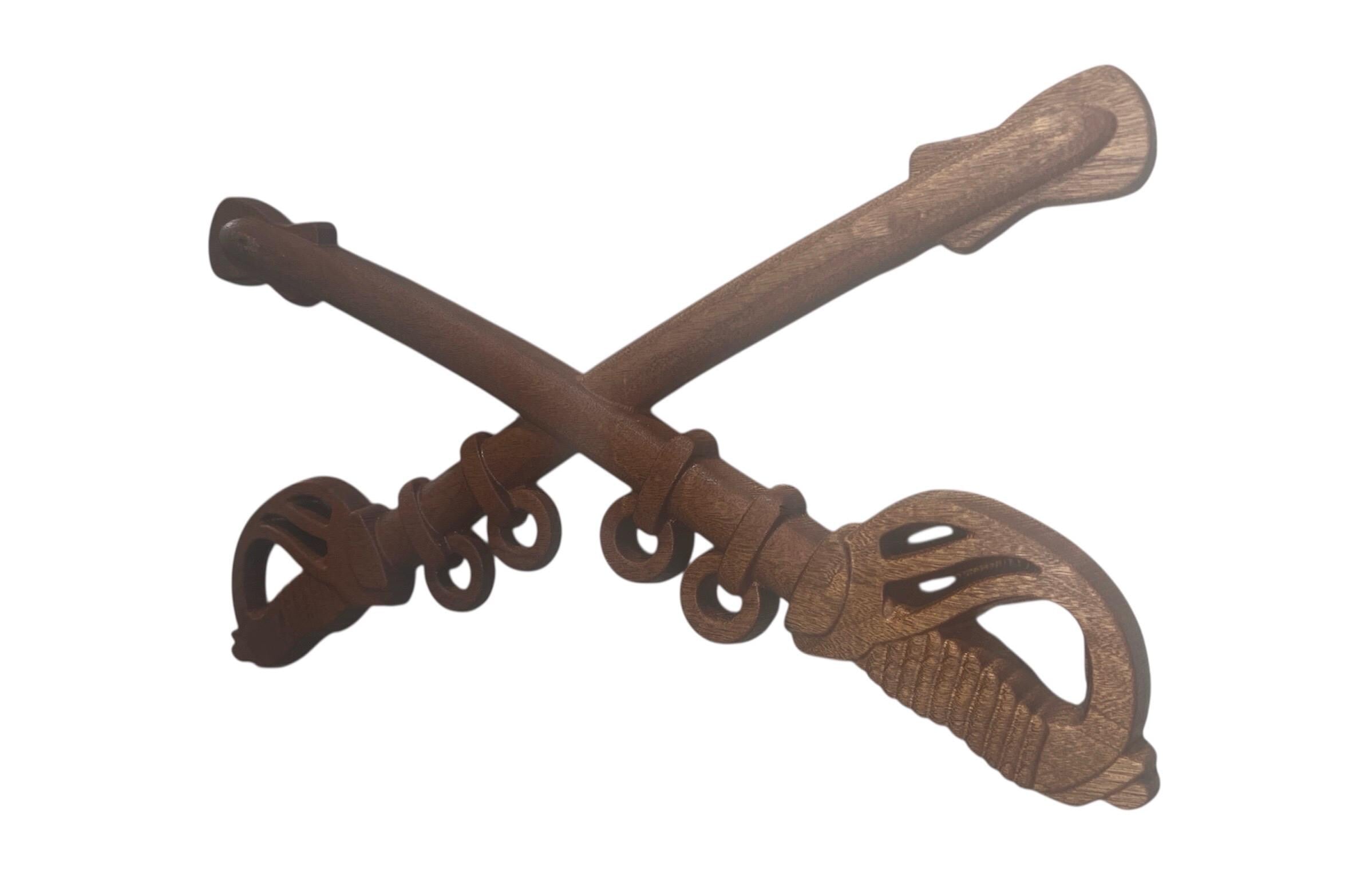 Army Cavalry Branch Insignia 3D Carving From Hardwood-PCS-ETS-Retirement-Office Decor Gift/Plaque