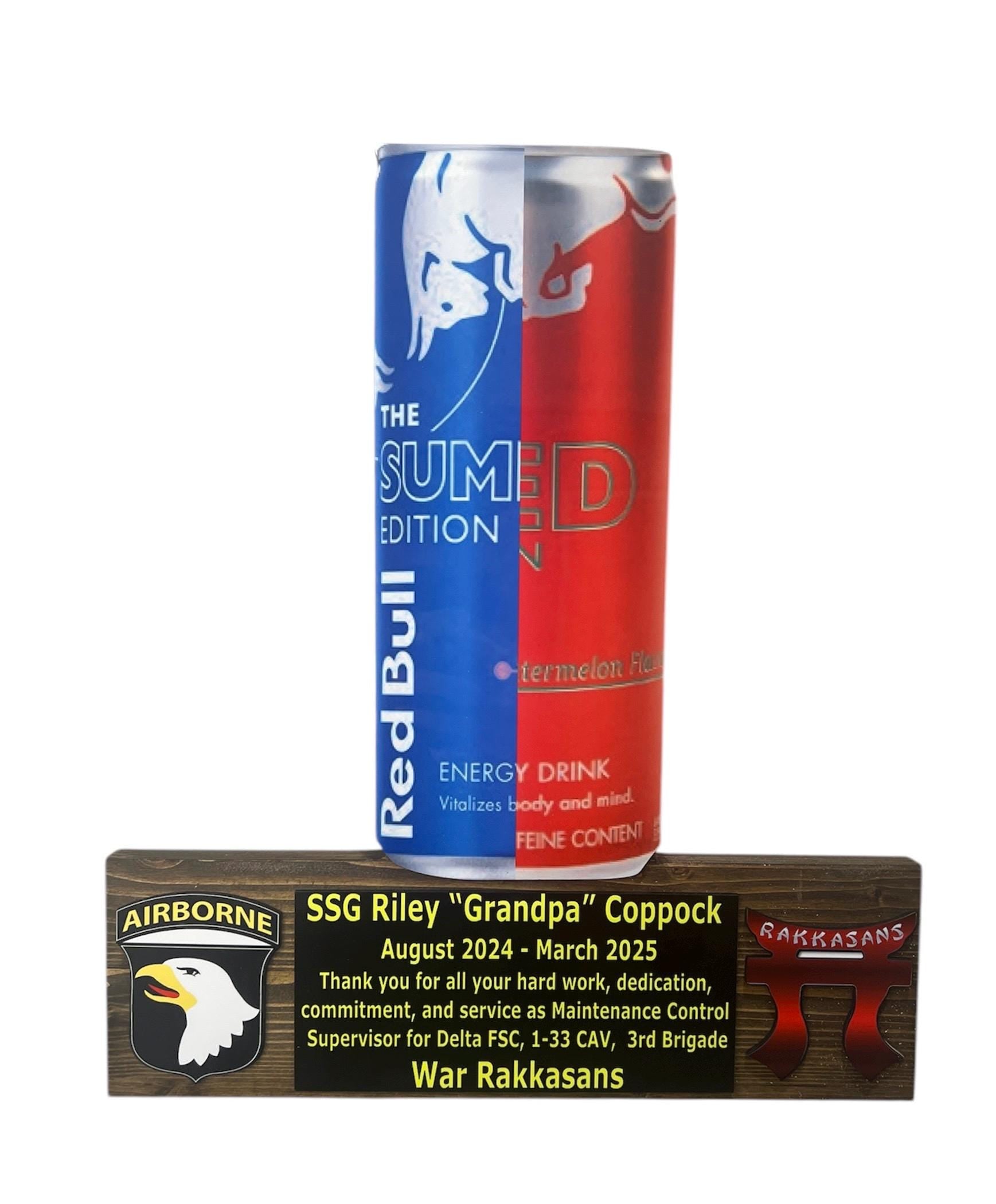 The Beer Can! Customizable PCS Wall Hanging Plaque for Military PCS/ETS-Any beer with custom logos