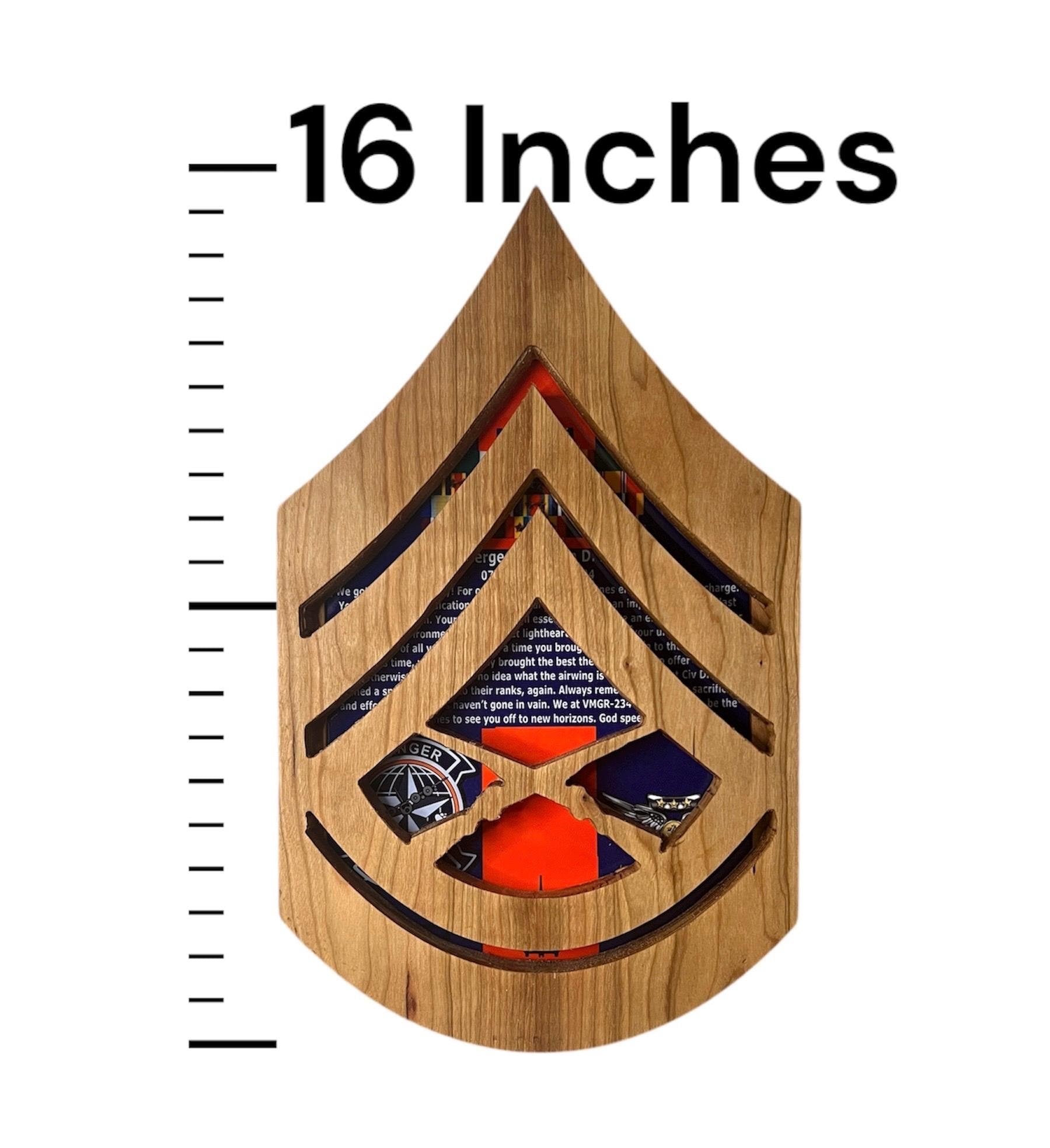 NCO Rank Plaque