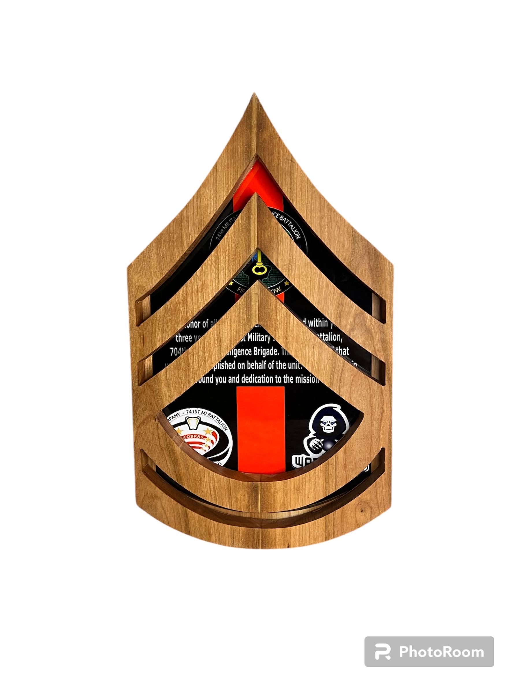 NCO Rank Plaque